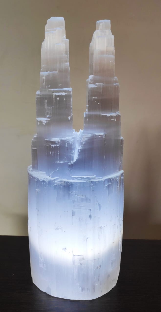 Selenite Lamp